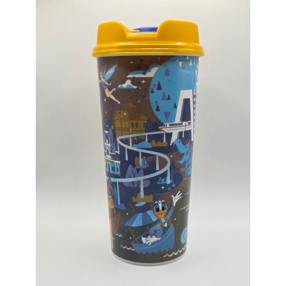Disney Travel Mug Walt Disney World 50th Anniversary Mickey Mouse Stitch - Picture 2 of 6